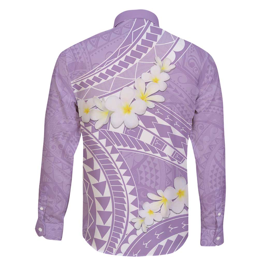 Polynesian Vintage Floral Family Matching Tank Maxi Dress and Hawaiian Shirt Lavender Motifs LT7 - Polynesian Pride