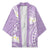 Polynesian Vintage Floral Kimono Lavender Motifs - Polynesian Pride