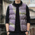 Polynesian Vintage Floral Sleeveless Puffer Jacket Lavender Motifs - Polynesian Pride