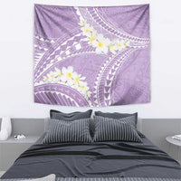 Polynesian Vintage Floral Tapestry Lavender Motifs - Polynesian Pride