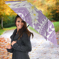 Polynesian Vintage Floral Umbrella Lavender Motifs - Polynesian Pride