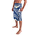 Polynesian Vintage Floral Lavalava Navy Blue Motifs - Polynesian Pride