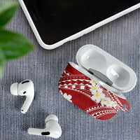 Polynesian Vintage Floral AirPods Case Scarlet Motifs - Polynesian Pride