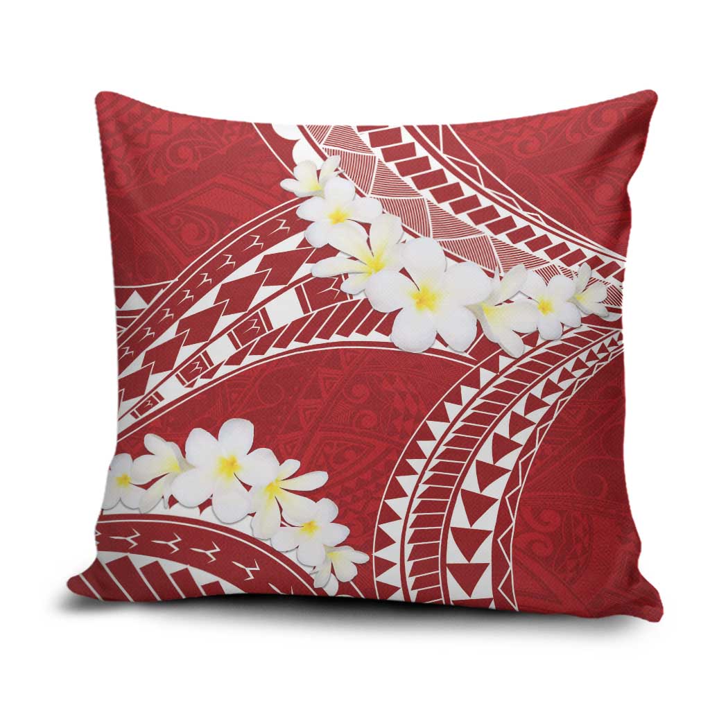 Polynesian Vintage Floral Pillow Cover Scarlet Motifs LT7 Scarlet - Polynesian Pride