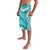 Polynesian Vintage Floral Lavalava Teal Motifs - Polynesian Pride