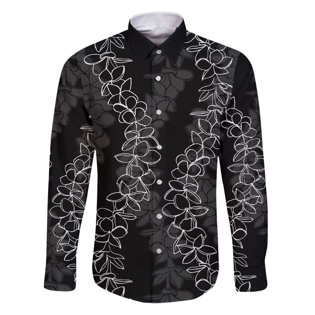 Hawaii Plumeria Lei Family Matching Puletasi and Hawaiian Shirt Aloha Festive Vibe