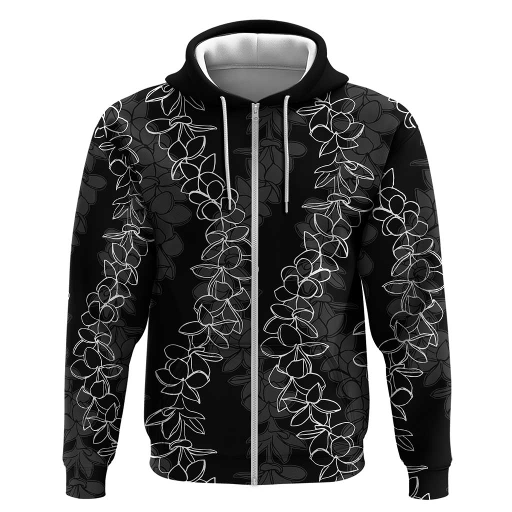 Hawaii Plumeria Lei Hoodie Aloha Festive Vibe