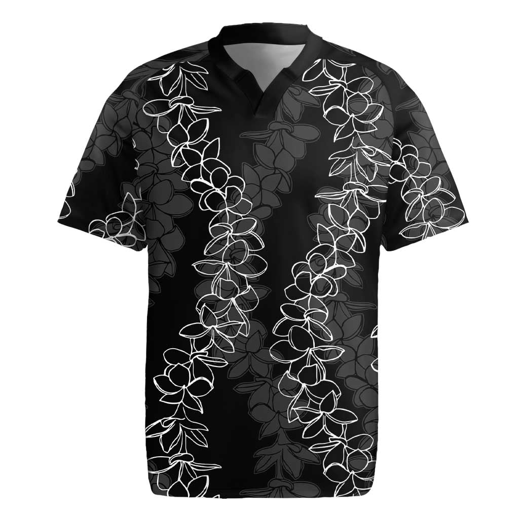 Hawaii Plumeria Lei Rugby Jersey Aloha Festive Vibe