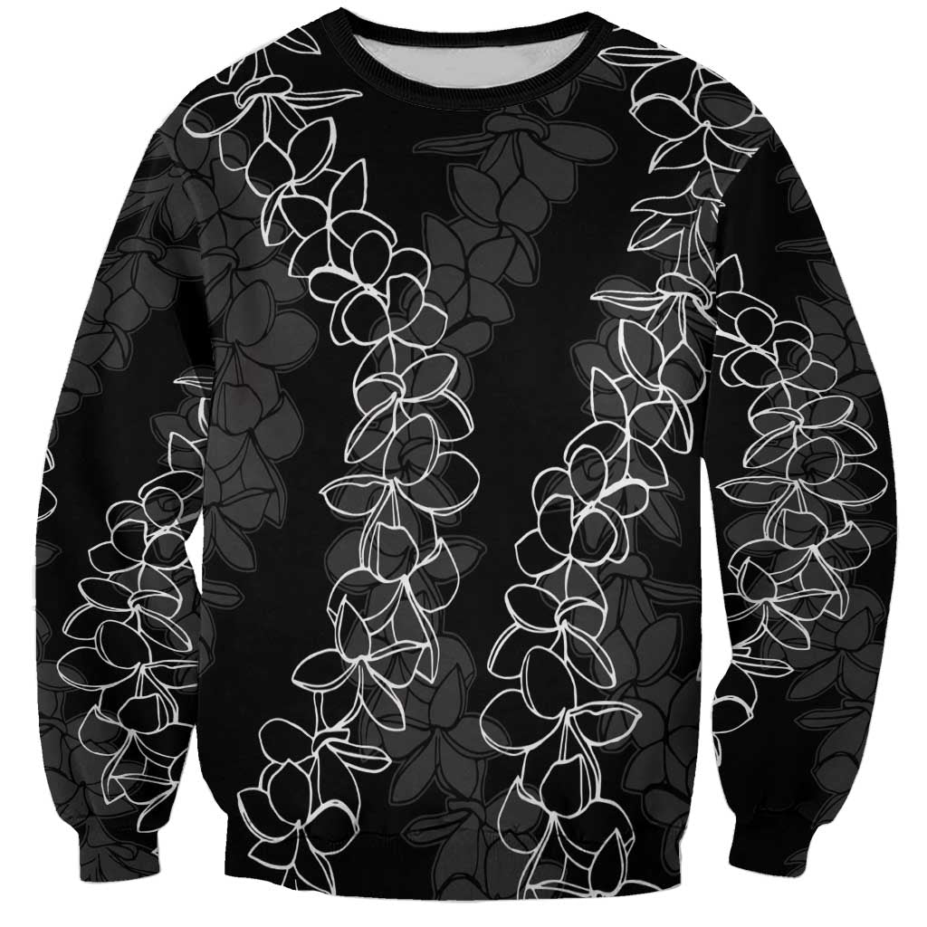 Hawaii Plumeria Lei Sweatshirt Aloha Festive Vibe