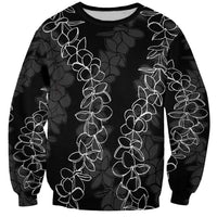 Hawaii Plumeria Lei Sweatshirt Aloha Festive Vibe