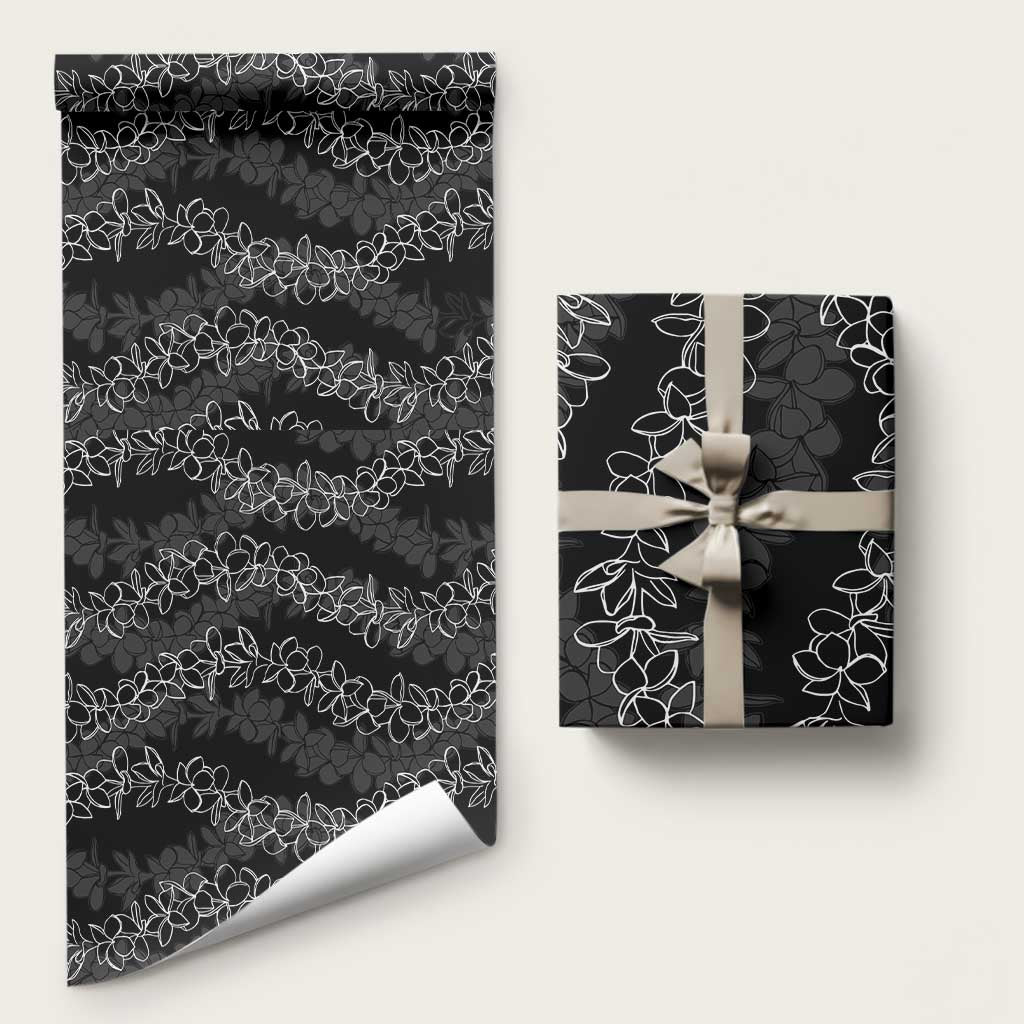 Hawaii Plumeria Lei Wrapping Paper Aloha Festive Vibe