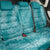 Hawaii Plumeria Lei Back Car Seat Cover Aloha Festive Vibe - Teal