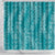 Hawaii Plumeria Lei Shower Curtain Aloha Festive Vibe - Teal