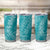 Hawaii Plumeria Lei Tumbler Cup Aloha Festive Vibe - Teal