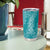 Hawaii Plumeria Lei Tumbler Cup Aloha Festive Vibe - Teal