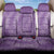 Hawaii Plumeria Lei Back Car Seat Cover Aloha Festive Vibe - Violet