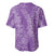 Hawaii Plumeria Lei Baseball Jersey Aloha Festive Vibe - Violet