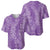 Hawaii Plumeria Lei Baseball Jersey Aloha Festive Vibe - Violet