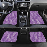 Hawaii Plumeria Lei Car Mats Aloha Festive Vibe - Violet