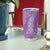 Hawaii Plumeria Lei Tumbler Cup Aloha Festive Vibe - Violet