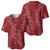 Hawaii Plumeria Lei Baseball Jersey Aloha Festive Vibe - Crimson