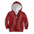 Hawaii Plumeria Lei Kid Hoodie Aloha Festive Vibe - Crimson