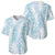 Hawaii Plumeria Lei Baseball Jersey Aloha Festive Vibe - Turquoise