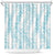 Hawaii Plumeria Lei Shower Curtain Aloha Festive Vibe - Turquoise