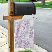 Hawaii Plumeria Lei Garden Flag Aloha Festive Vibe - Amethyst