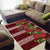 Hawaii Christmas Mele Kalikimaka Area Rug I'iwi Bird on Ohia Lehua