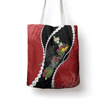 New Zealand Christmas Tote Bag Flora Map with Birds - Polynesian Pride