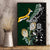 Custom South Africa Mix New Zealand Rugby 2023 Canvas Wall Art World Cup Greatest Rivalry LT7 - Polynesian Pride