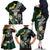 Custom South Africa Mix New Zealand Rugby 2023 Family Matching Off Shoulder Long Sleeve Dress and Hawaiian Shirt World Cup Greatest Rivalry LT7 - Polynesian Pride