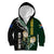 Custom South Africa Mix New Zealand Rugby 2023 Kid Hoodie World Cup Greatest Rivalry LT7 - Polynesian Pride