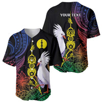 New Caledonia Kanaky Personalized Baseball Jersey Fleche Faitiere Mix Kagu LT7 - Polynesian Pride