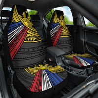 Philippines Sun Car Seat Cover Pasifika Tribal Style