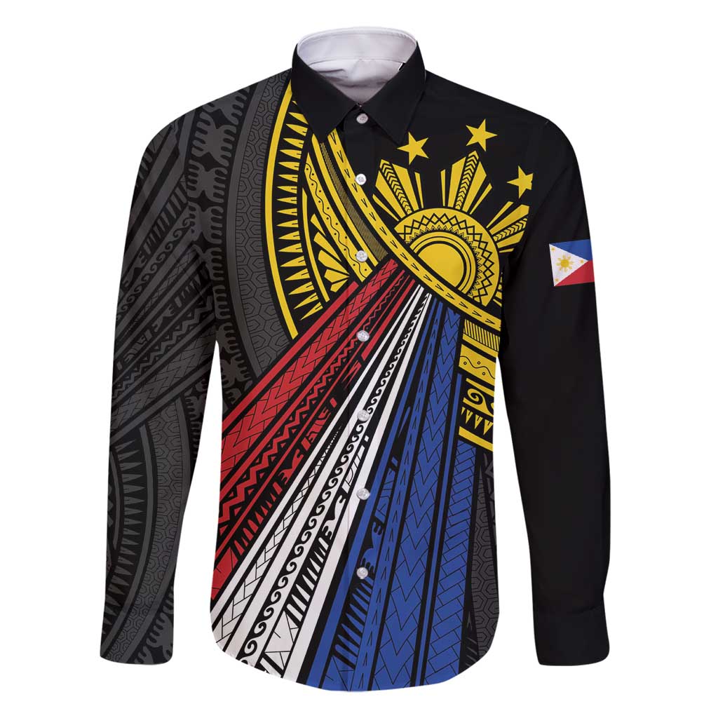 Philippines Sun Family Matching Tank Maxi Dress and Hawaiian Shirt Pasifika Tribal Style