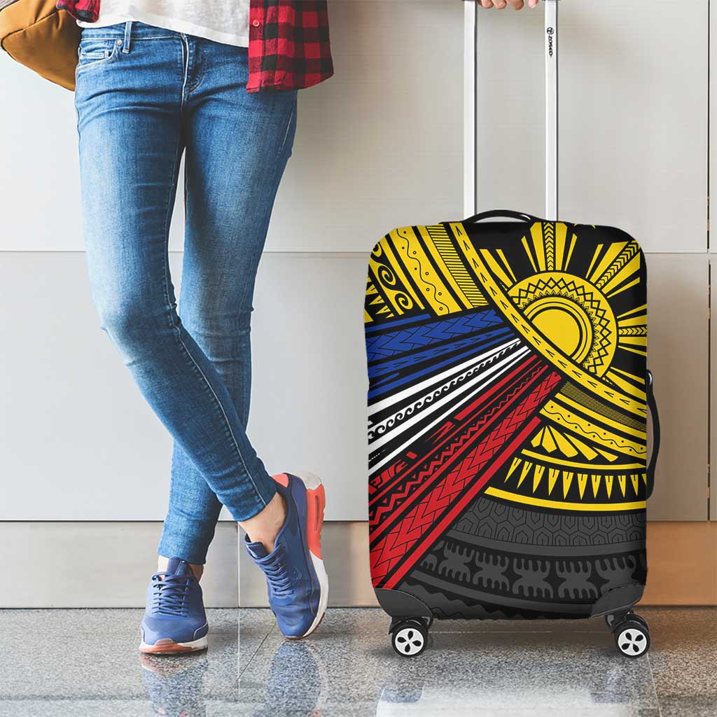 Philippines Sun Luggage Cover Pasifika Tribal Style LT7 - Polynesian Pride