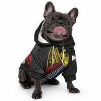 Philippines Sun Pet Hoodie Pasifika Tribal Style