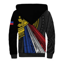 Philippines Sun Sherpa Hoodie Pasifika Tribal Style