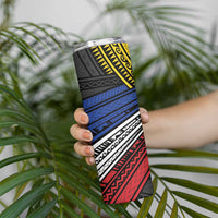 Philippines Sun Skinny Tumbler Pasifika Tribal Style LT7 - Polynesian Pride