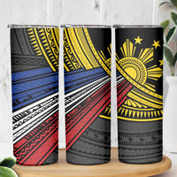 Philippines Sun Skinny Tumbler Pasifika Tribal Style LT7 - Polynesian Pride