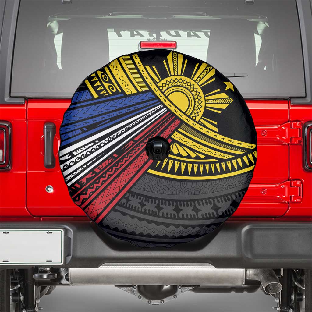 Philippines Sun Spare Tire Cover Pasifika Tribal Style