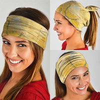 Hawaii Oahu Island Flowers Lei Neck Gaiter Yellow Ilima Mix Plumeria