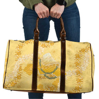 Hawaii Oahu Island Flowers Lei Travel Bag Yellow Ilima Mix Plumeria LT7 Yellow - Polynesian Pride