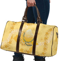 Hawaii Oahu Island Flowers Lei Travel Bag Yellow Ilima Mix Plumeria LT7 - Polynesian Pride