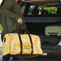 Hawaii Oahu Island Flowers Lei Travel Bag Yellow Ilima Mix Plumeria LT7 - Polynesian Pride