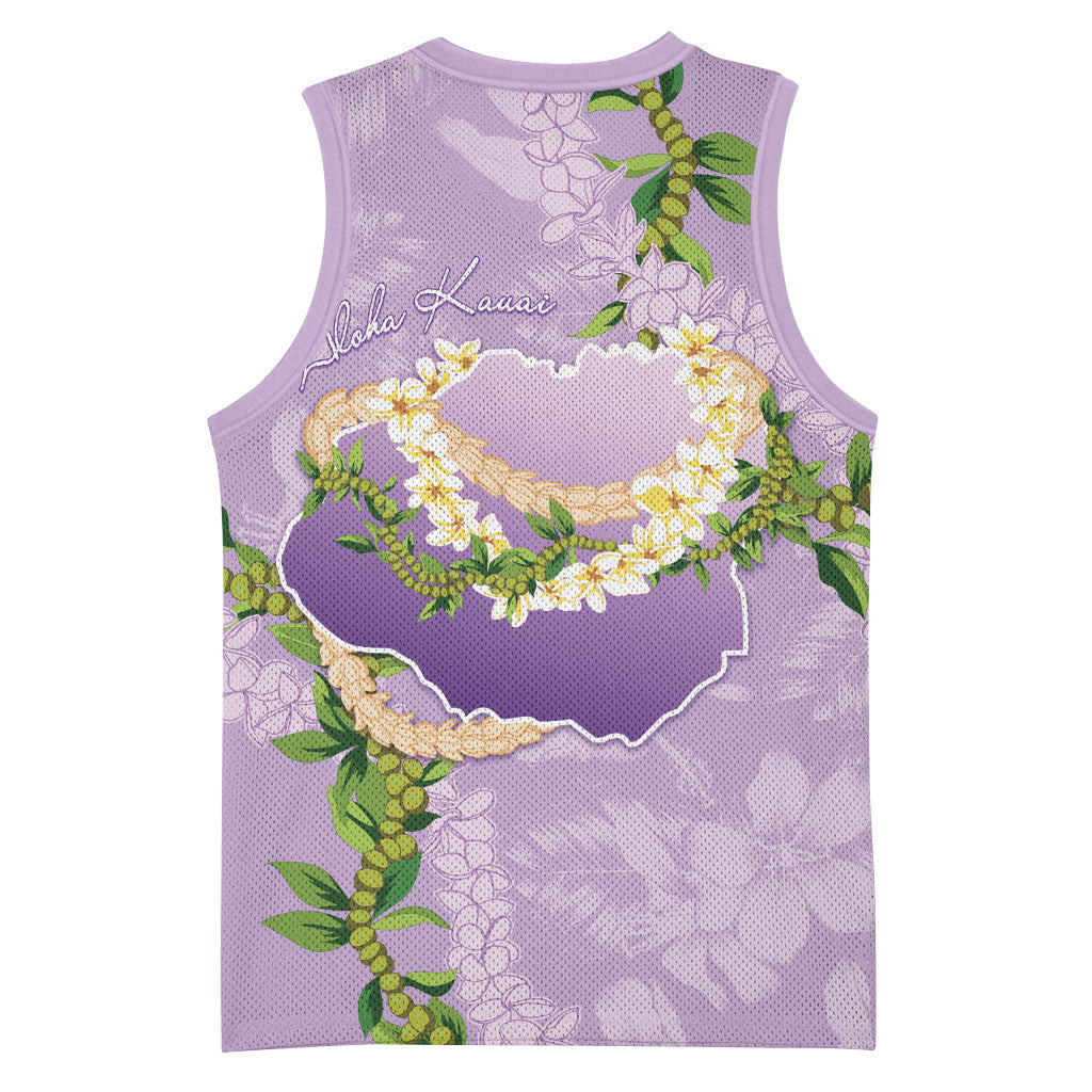 Hawaii Kauai Island Flowers Lei Basketball Jersey Mokihana Lei LT7 - Polynesian Pride