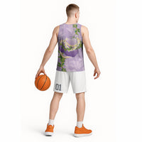 Hawaii Kauai Island Flowers Lei Basketball Jersey Mokihana Lei LT7 - Polynesian Pride
