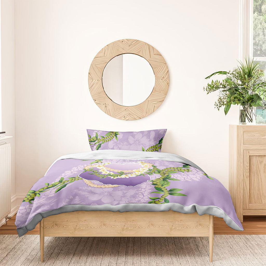 Hawaii Kauai Island Flowers Lei Bedding Set Mokihana Lei LT7 - Polynesian Pride